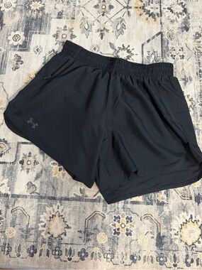 Under Armour Women’s Black Performance Running Shorts 5 inch inseam